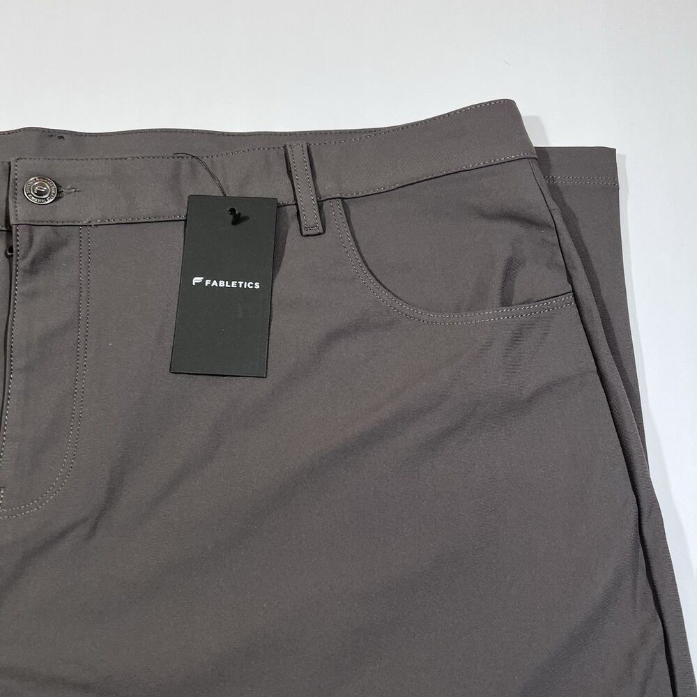 Fabletics Gray 5 Pocket Stretch Performance Golf … - image 4